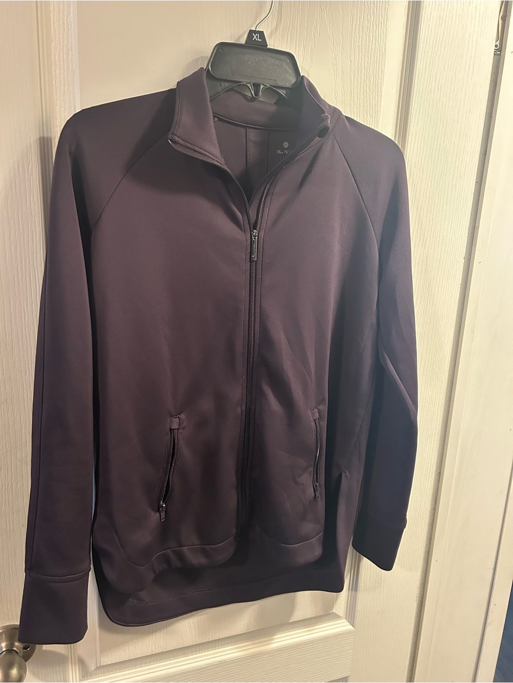 a.n.a Men's Deep Plum Full-Zip Performance Jacket